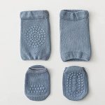 Unisex Toddler Non Slip Knee Pads and Socks Sets for Baby Boy Girls' Crawling Learn to Walk - Image 7